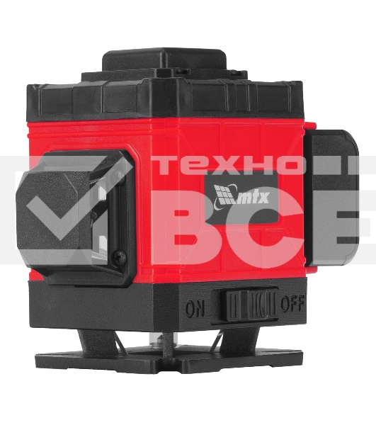 Лазерный уровень м-призм. MTX ML 360-3 Basic SET, 30 м, зеленый луч, акк. Li 3000 мА·ч, сумка