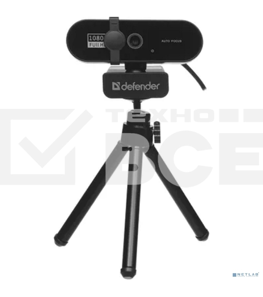 Веб-камера DEFENDER G-lens 2580 (FullHD 1080p, 2МП, кабель 2 м) (63118)