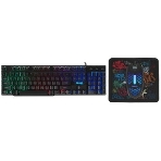 Комплект клавиатура+мышь Oklick 400GMK проводной, USB, 1200 DPI, чёрный, фото11