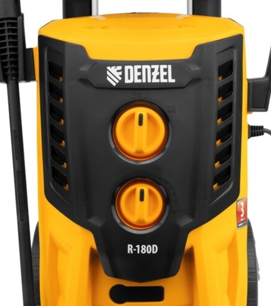 Мойка высокого давления Denzel R-180iD, 2000 Вт, 180 бар, 420 л/ч, асинх. двиг., бараб.
