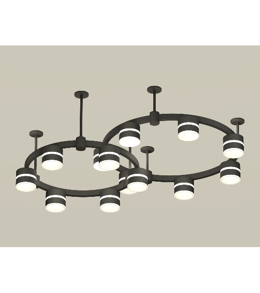 Светильник Ambrella light XR92221001/13 SBK/FR черный песок/белый матовый GX53 (A9222, A9227, C9238, C9232, N8445)