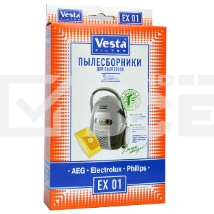 Комплект пылесборников Vesta EX 01 Philips