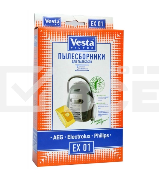 Комплект пылесборников Vesta EX 01 Philips