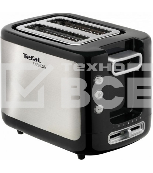 Тостер Tefal TT365031 850Вт серебристый/черный