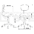 Кресло детское Бюрократ CH-W299/SD/TW-18 TW-03A TW-18 салатовый спинка сетка (пластик белый), фото9