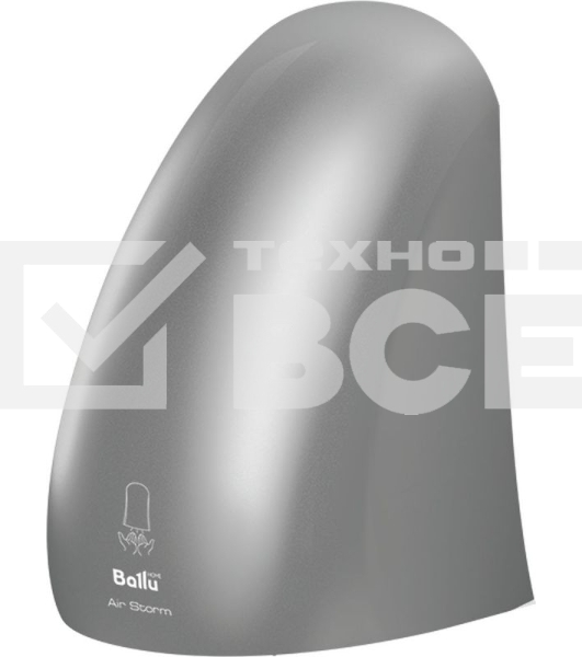 Сушилка для рук Ballu BAHD-1000AS 1000Вт серебристый