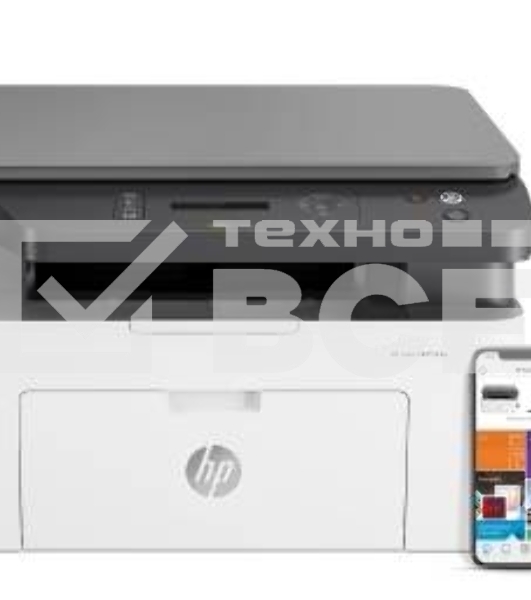 МФУ лазерный HP Laser MFP 137fnw (4ZB84A), A4, ч/б, печ. до 20 стр/мин., скан. до 15 стр/мин. (ч/б) 6 стр/мин. (цвет), 1200 x 1200 dpi (печать) 600x600dpi (скан.), USB, RJ-45, Wi-Fi, Air Print, Mopria