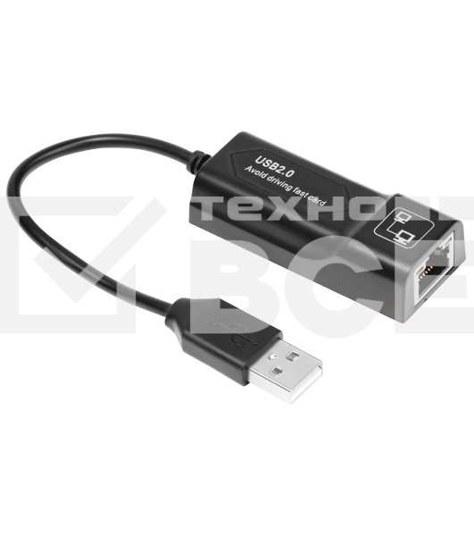 Переходник Greenconnect Адаптер USB 2.0 -> Ethernet RJ-45, USB 2.0 -> Ethernet RJ-45 [GCR-LNU202] 