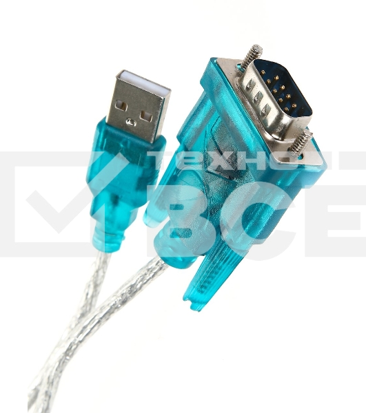 Кабель AM/Com port 9pin 1.2м VCOM адаптер USB -> RS232, DE9P (добавляет в систему новый COM порт), VUS7050