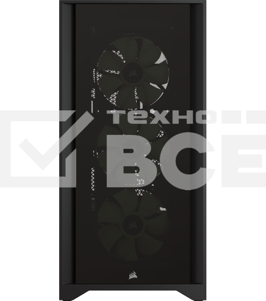 Компьютерный корпус Corsair iCUE 4000X RGb CC-9011204-WW Tempered Glass Mid-Tower, Black