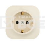 Розетка с заземлением с защитными шторками Legrand 782250 (Слоновая кость), фото6