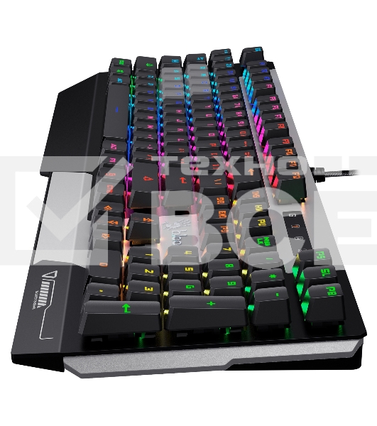 Клавиатура A4Tech Bloody B865R механическая серый/черный USB for gamer LED