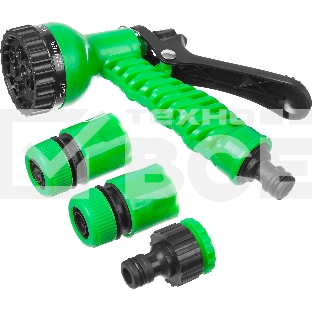 Набор поливочный РОСТОК PH-12 пистолет с 7 режимами, комплект соединительной артматуры 1/2