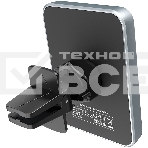 Универсальный магнитный автомобильный держатель с беспроводной зарядкой Car holder and wireless charger MegaFix, C-15, 15W, Input: USB-C: 5V/2A, 9V/3A; Output: 5W, 7.5W, 10W, 15W;89*65*12mm,0.195kg,black, фото3