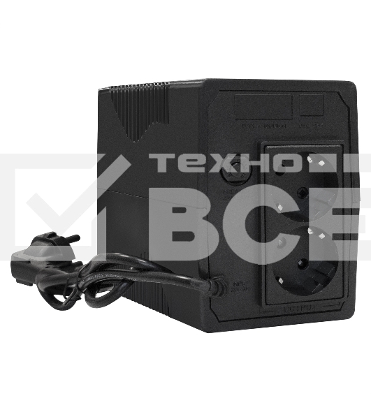 Источник бесперебойного питания ExeGate Power Smart ULB-1000.LCD.AVR.2SH <1000VA/550W, LCD, AVR, 2*Schuko, Black>