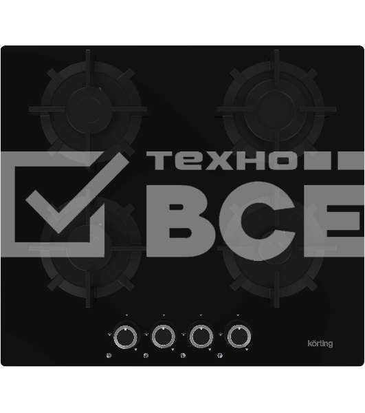 Встраиваемая газовая панель Korting HGG 6420 CN