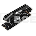 Накопитель SSD Kingston Fury Renegade, 500Gb, PCIe 4.0 x4, M.2 2280, NVMe, R/W 7300/3900, с радиатором, фото2