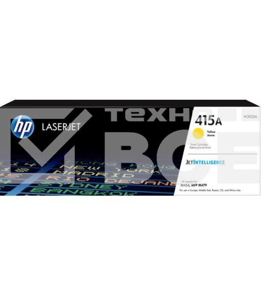 Картридж лазерный HP 415A W2032A желтый для HP HP LJ M454/MFP M479 (2100стр.)