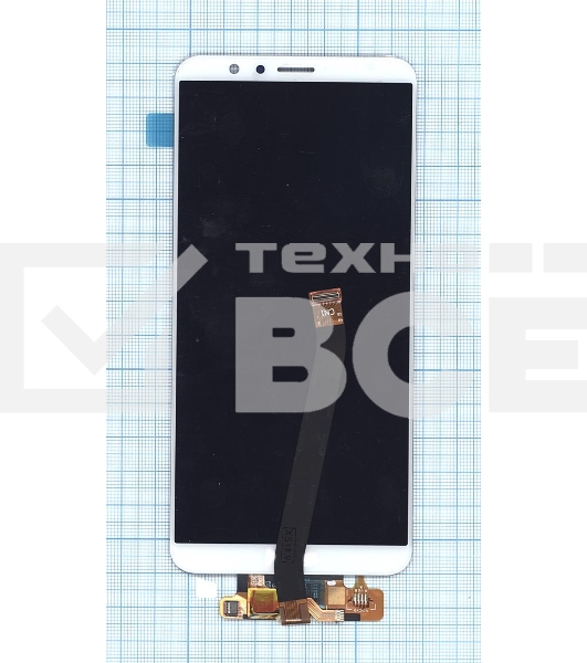 Дисплей для Huawei Honor 7X белый