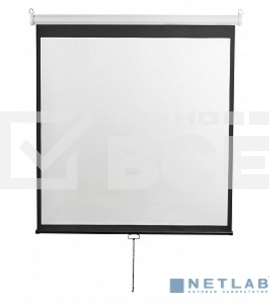 Экран 200x200см Digis Optimal-D DSOD-1105 1:1 настенно-потолочный рулонный