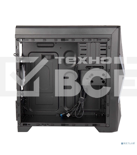 Компьютерный корпус Hiper A68 черный без БП ATX 1x92mm 2xUSB2.0 1xUSB3.0 audio bott PSU
