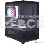 Корпус 1STPLAYER MIKU Mi2-A Black / mATX / 3x120mm LED fans / Mi2-A-BK-2F1R-1F1, фото4