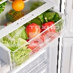 Холодильник Maunfeld MFF185NFW10 белый двухкамерный инвертор 240/100л морозилка снизу, No Frost, фото5