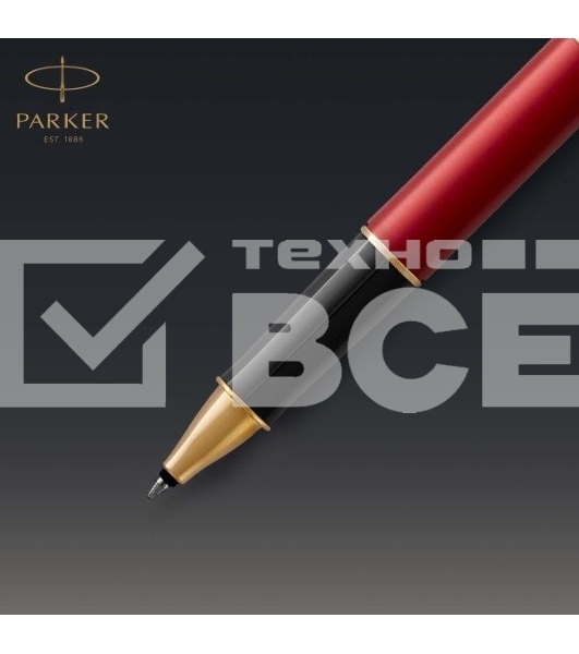 Ручка роллер Parker Sonnet Core T539 (CW1931475) LaqRed GT F черн. черн. подар.кор.