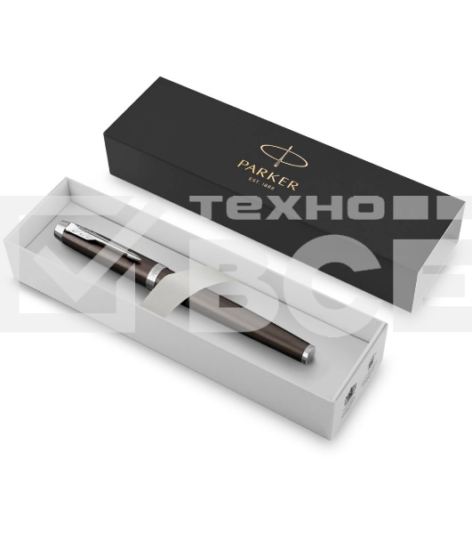 Ручка перьевая Parker IM Core F321 (CW1931650) Dark Espresso CT F сталь нержавеющая подар.кор.