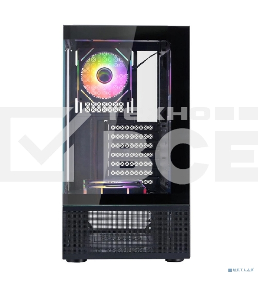 Компьютерный корпус 1STPLAYER MIKU Mi7-A ARGB Black, ATX, 3x120мм ARGB fans