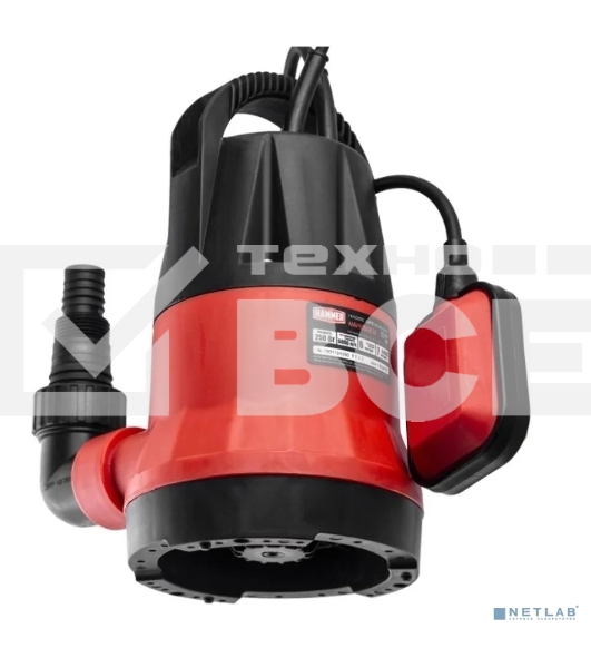 Насос дренажный Hammer NAP250CD 250Вт, 6000л/ч, высота 6м, глубина 7м