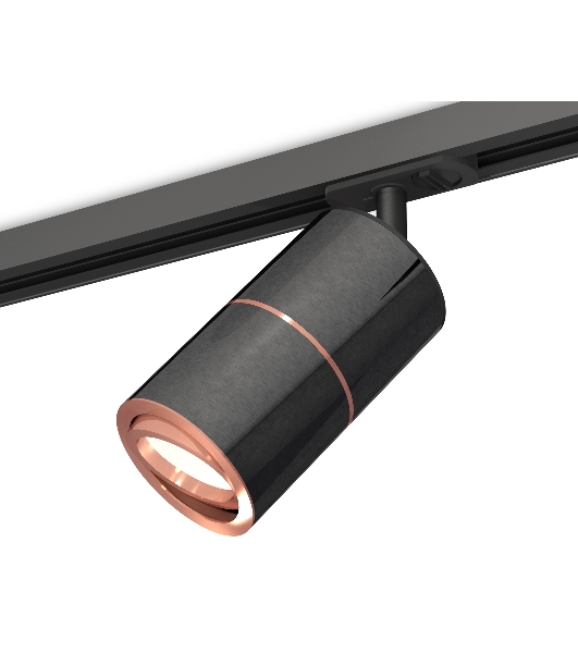Светильник Ambrella light XT7403001 DCH/PPG/SBK черный хром/золото розовое полированное/черный песок MR16 GU5.3