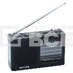 Радиоприемник портативный Hyundai H-PSR140 черный USB microSD, фото 1