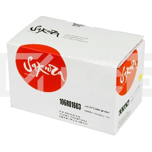 Картридж Sakura 106R01603 для Xerox Phaser 6500/Workcenter 6505, желтый, 2500 к.