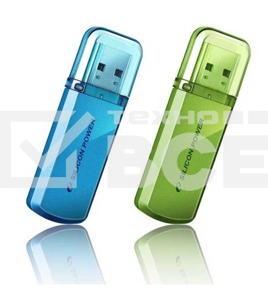 Флешка USB Silicon Power R/W 32Gb Helios 101 SP032Gb,UF2101V1N USB 2.0 зеленый