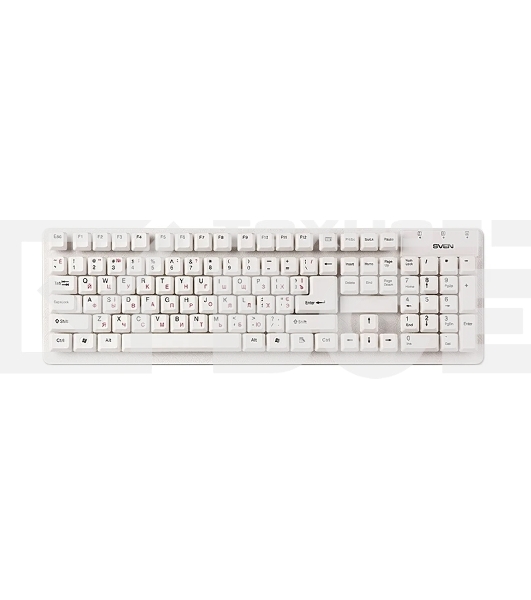 Клавиатура SVEN Standard 301 USB белая