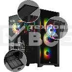 Компьютерный корпус Corsair iCUE 4000X RGb CC-9011204-WW Tempered Glass Mid-Tower, Black, фото26