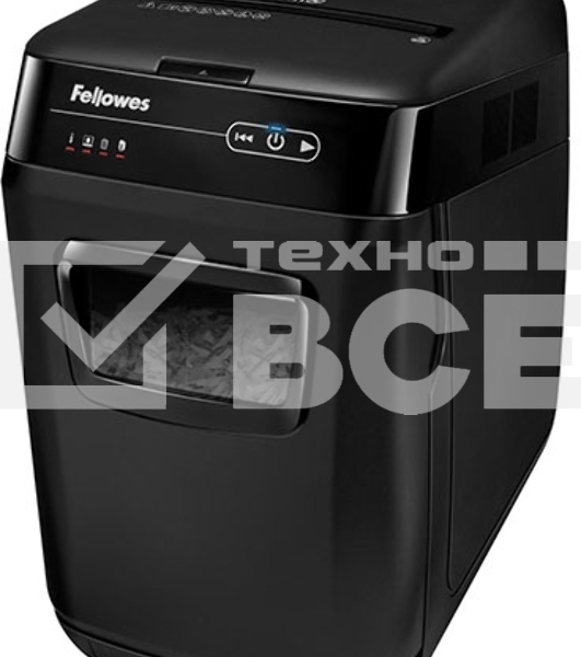 Шредер Fellowes AutoMax 200C (секр.P-4)/фрагменты/200лист./32лтр./пл.карты