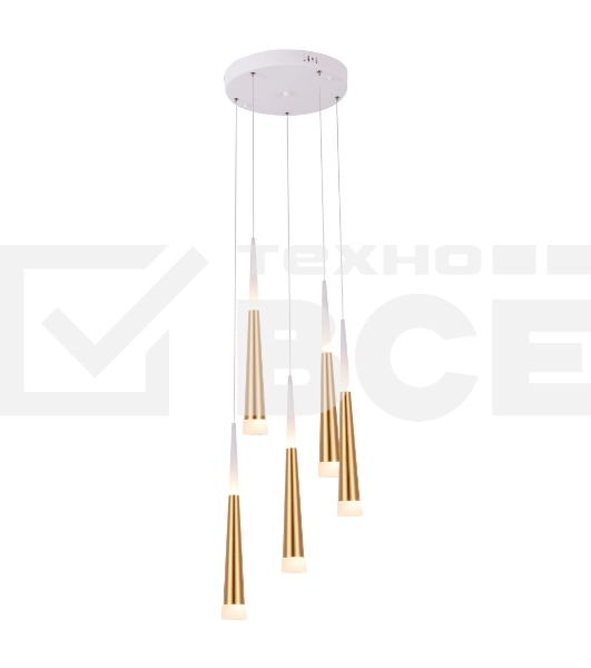 Светильник подвесной Hiper H822-3 LED 57Вт WHITE/GOLD