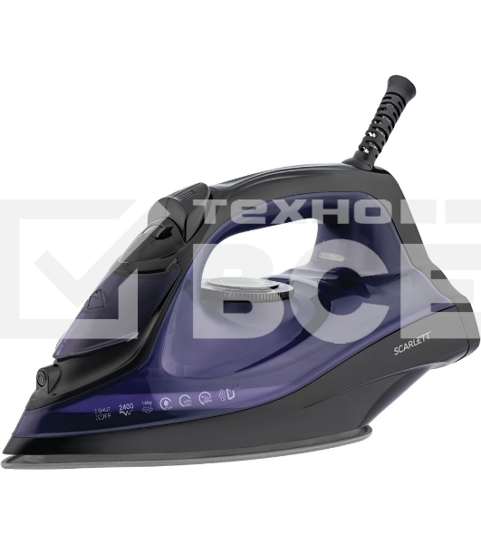 Утюг Scarlett SC-SI30K57 2400Вт черный/фиолетовый