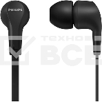 Гарнитура вкладыши Philips TAE1105BK/00 1.2м черный проводные в ушной раковине, фото2