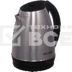 Чайник электрический Hyundai HYK-S1030 1.7л. 2200Вт серебристый матовый/черный (корпус: металл), фото5