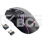 Мышь GMNG XM001 черный оптическая (16000dpi) беспроводная USB/USB-C (7but), фото8