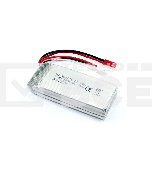Аккумулятор Li-Pol 7.4V 903472 1800mAh JST