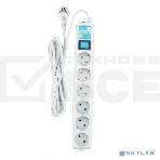 Фильтр-удлинитель PowerCube PRO (SPL(5+1)-16B-P-3M) 3.0 м, LC контур - подавление В/Ч помех, 16А/3,5кВт, фото6
