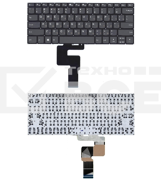 Клавиатура для ноутбука Lenovo Yoga 520-14IKB 720-15IKB, черная