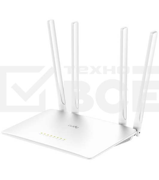 Роутер беспроводной Cudy WR1200 AC1200 10/100BASE-TX белый