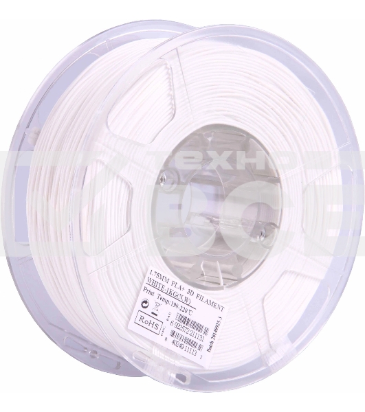 Пластик для принтера 3D Esun PLA+175W1 PLA d1.75мм 1кг 1цв. белый