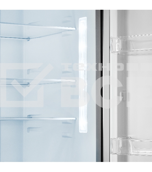 Холодильник Maunfeld MFF185NFW10 белый двухкамерный инвертор 240/100л морозилка снизу, No Frost