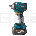 Гайковерт аккумуляторный Bort BSR-21U (2х4АЧ+ЗУ) [93418477] { 800 Нм, 0-2700 об/мин, акб Li-Ion, аккумуляторная система Makita 18V LXT 18 В, вес 1.4 кг }, фото15